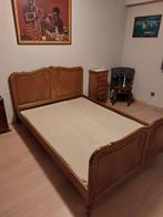 Bretoens bed, Huis en Inrichting, Ophalen, Gebruikt, Bruin, Tweepersoons