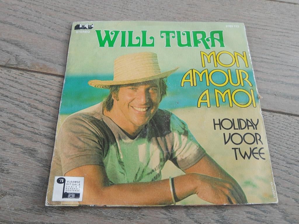 Single : Will Tura: mon amour à moi, Cd's en Dvd's, Vinyl | Nederlandstalig, Ophalen of Verzenden, Zo goed als nieuw