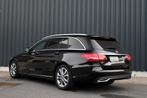 Mercedes C200 d / Camera, GPS, Cruise, PDC, LED Xenon, €6b, 4 cilinders, Leder en Stof, Zwart, Bedrijf
