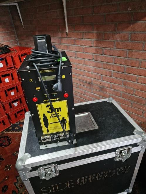 4x stage flame in flightcase - safex stage flame op gas, Muziek en Instrumenten, Licht en Laser, Zo goed als nieuw, Overige typen
