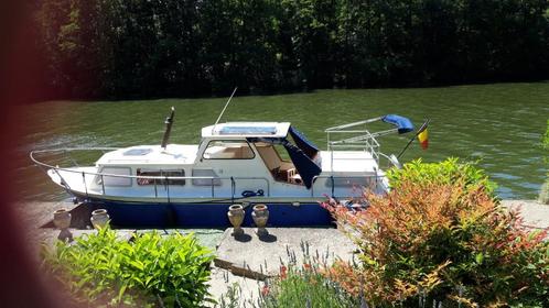 Grappige boot, Watersport en Boten, Motorboten en Motorjachten, Gebruikt, Staal, 9 tot 12 meter, Diesel, Binnenboordmotor, 30 tot 50 pk