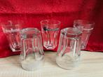 5 zware Hoegaarden glazen, Verzamelen, Ophalen, Zo goed als nieuw