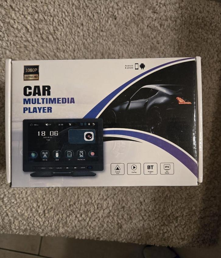 Apple Carplay en Android 7 inch  draadloze autoradio, Auto diversen, Autoradio's, Nieuw, Ophalen of Verzenden