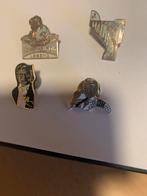 Lot van 4 retro Pins van Johnny Hallyday, Ophalen of Verzenden, Zo goed als nieuw