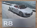 AUDI R8 SPYDER 2009 BROCHURE 62 PAGES France ETAT NEUF, Enlèvement, Comme neuf, Audi