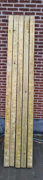 5 Metselprofielen hout 265x9x9, Doe-het-zelf en Bouw, Ophalen, Gebruikt