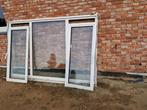 Wit aluminium raam met dubbel glas, Doe-het-zelf en Bouw, Dubbelglas, Gebruikt, 160 cm of meer, 120 tot 160 cm