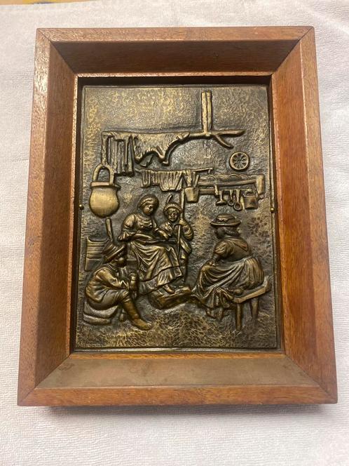 Koperen Kunstwerk ~1850 (Oud Nederland), Antiek en Kunst, Antiek | Brons en Koper, Koper, Ophalen of Verzenden