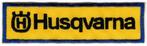 Husqvarna stoffen opstrijk patch embleem #1, Verzenden, Nieuw