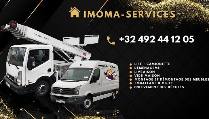 Lift Bruxelles  déménagement vide maison, Diensten en Vakmensen, Verhuizers en Opslag