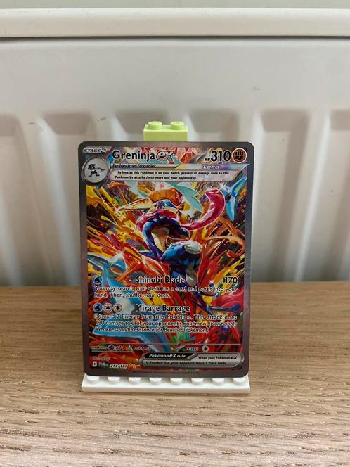 Greninja ex Full Art 214/167 - Pokemon Kaart, Hobby en Vrije tijd, Verzamelkaartspellen | Pokémon, Nieuw, Losse kaart, Foil, Ophalen of Verzenden