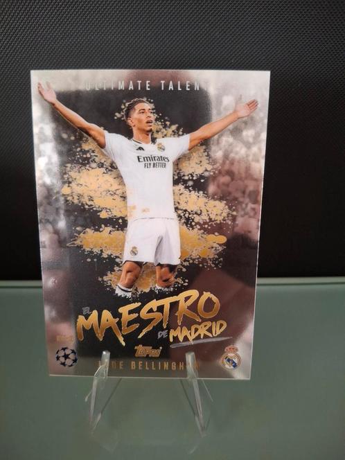 El Maestro De Madrid Jude Bellingham Match Attax 24-25, Hobby en Vrije tijd, Stickers en Plaatjes, Zo goed als nieuw, Plaatje