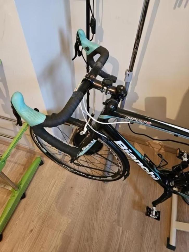 Koersfiets Carbon Bianchi, kader 59. Nieuwstaat!, Fietsen en Brommers, Fietsen | Racefietsen, Zo goed als nieuw, Carbon, 57 tot 61 cm