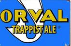 Reclamebord vintage Orval blauw - mancave poolhouse nieuw, Ophalen of Verzenden, Nieuw, Reclamebord