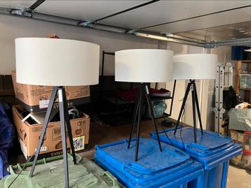 Set de 3 lampes de table TNT Design, Enlèvement, Utilisé, Métal, Modern