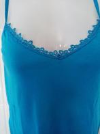 nieuw blauw topje onderhemdje hemd maat M, Ophalen of Verzenden, Blauw, Hemd