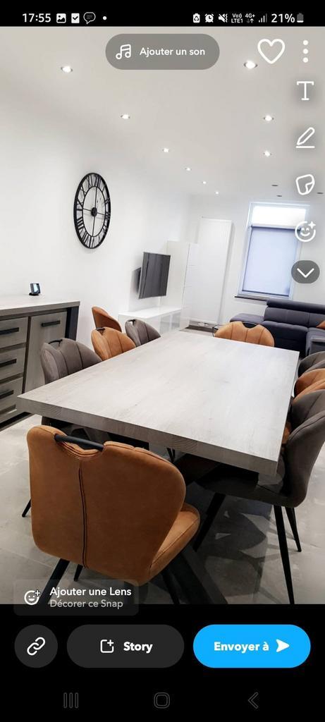 Salle à manger - Sambreville, Maison & Meubles, Salles à manger complètes, Comme neuf, Enlèvement