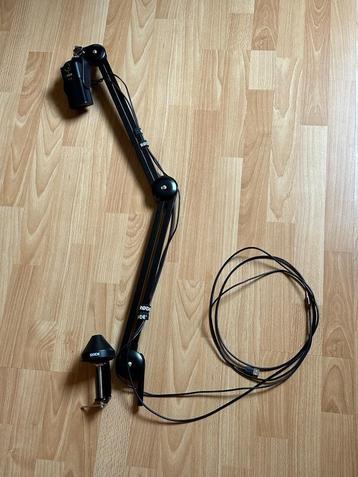 Rode NT-USB microfoon met Rode PSA1 studio-arm  beschikbaar voor biedingen