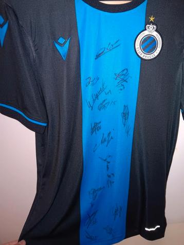 Club Brugge Macron shirt gesigneerd door spelers beschikbaar voor biedingen