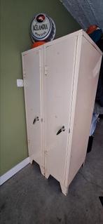 vintage metalen schoolkasten, Ophalen, Gebruikt