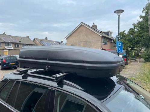 Travelbox dakkoffer XXL 580 liter, zwart, Auto diversen, Dakkoffers, Zo goed als nieuw, Ophalen