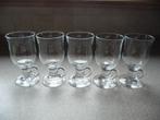 5 glazen voor Irish Coffee met oor, Ophalen of Verzenden, Zo goed als nieuw, Overige typen