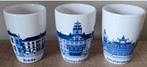 3 kleine tassen: Nederlandse steden, Huis en Inrichting, Keuken | Servies, Ophalen of Verzenden, Zo goed als nieuw, Porselein
