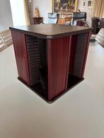 CD-rek: draait rond, Ophalen of Verzenden, Gebruikt, Hout, Cd's