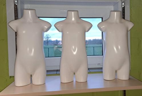Set van 5 kindertorso's polystyreen wit, Zakelijke goederen, Kantoor en Winkelinrichting | Onderdelen, Ophalen