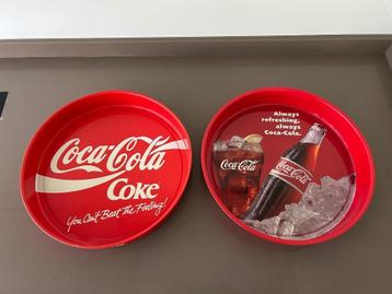 2 dienbladen Coca Cola 