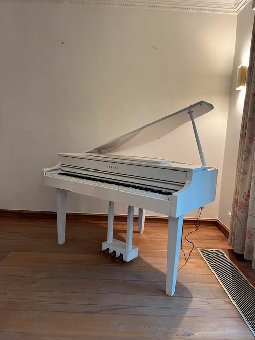 Yamaha Clavinova, digitale vleugelpiano - wit, Musique & Instruments, Pianos, Piano, Blanc, Enlèvement