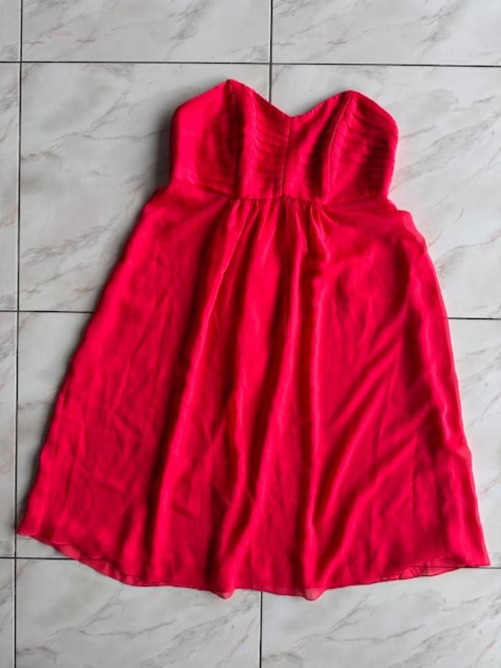 Kleedje Saint Tropez maat L (nr5624), Kleding | Dames, Jurken, Gedragen, Maat 42/44 (L), Rood, Knielengte, Ophalen of Verzenden