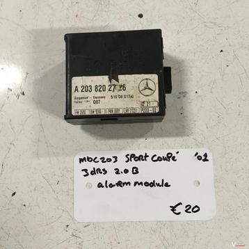 Mercedes C203 Coupe 2.0 benzine 2001 Alarm module 203 820 27 beschikbaar voor biedingen