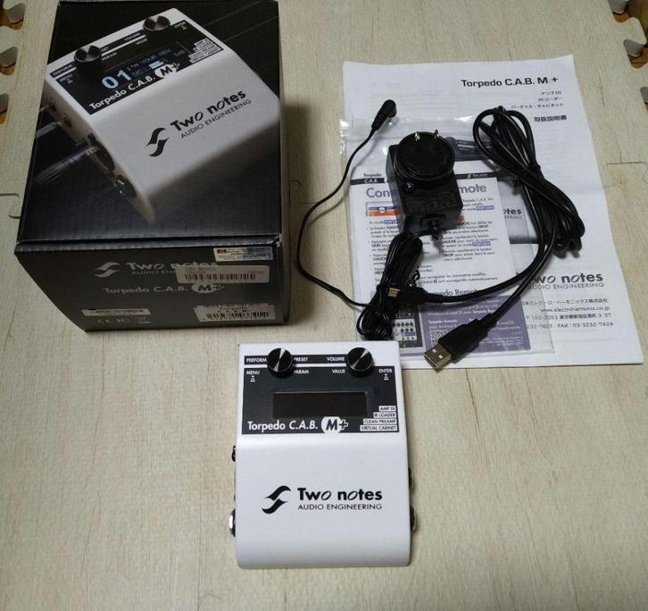 Two Notes Cab m+, Muziek en Instrumenten, Effecten, Gebruikt, Reverb, Volume, Equalizer, Multi-effect, Ophalen of Verzenden