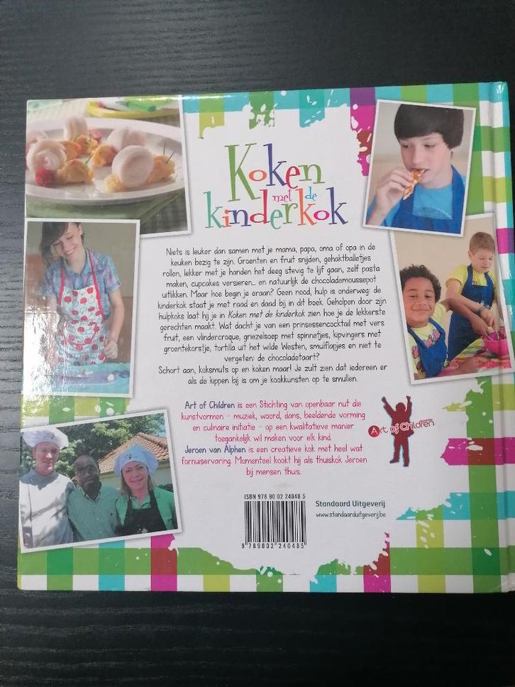 kinderkookboek, Livres, Livres de cuisine, Comme neuf, Entrées et Soupes, Plat principal, Tapas, Snacks et Dim Sum, Gâteau, Tarte, Pâtisserie et Desserts