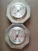 Barometer in tin, Ophalen of Verzenden, Zo goed als nieuw, Barometer