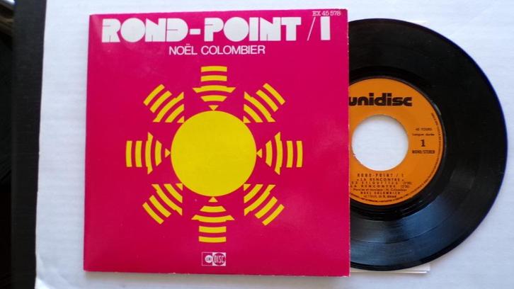 NOEL COLOMBIER - La rencontre/Rond-point/1(45t), Cd's en Dvd's, Vinyl Singles, Zo goed als nieuw, EP, Meditatie en Spiritualiteit