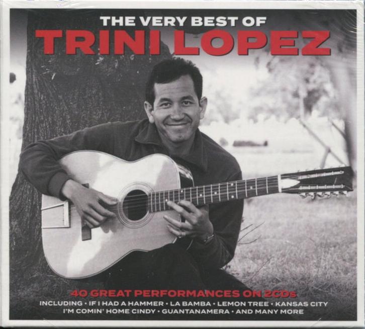 cd new: TRINI LOPEZ - The Very Best Of (2019 - 2-CD), Cd's en Dvd's, Cd's | Rock, Nieuw in verpakking, Rock-'n-Roll, Ophalen of Verzenden