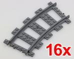 Lego treinsporen bochten 16 stuks, dit is 1 volledige cirkel, Kinderen en Baby's, Ophalen of Verzenden, Zo goed als nieuw, Lego