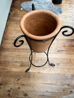 Staander en terracotta pot, Enlèvement, Comme neuf