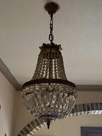 Luchter + 2 wandlichten, Huis en Inrichting, Lampen | Wandlampen, Ophalen, Gebruikt, Glas, Retro-klassiek