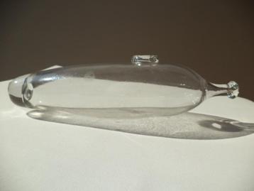 antiek mondgeblazen glas glazen gebruiksvoorwerp fles flakon