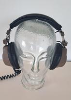 Vintage glazen hoofd en koptelefoon, Audio, Tv en Foto, Hoofdtelefoons, Ophalen of Verzenden, Zo goed als nieuw