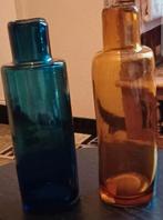 Duo de nouveaux vases en forme de bouteille, pétrole & mouta, Enlèvement ou Envoi, Neuf, Verre