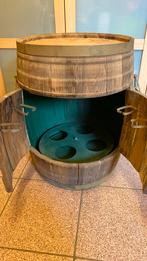 Houten bar/ton, Huis en Inrichting, Ophalen, Gebruikt, 50 tot 75 cm, Minder dan 5 flessen