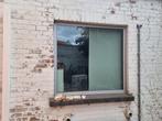 Gratis alu raam met gepantserd glas, Doe-het-zelf en Bouw, Raamkozijnen en Schuifdeuren, Ophalen, Gebruikt