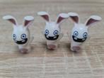 Quick actie 2000 :  raving rabbids ( 3 stuks ), Verzamelen, Poppetjes en Figuurtjes, Ophalen of Verzenden, Zo goed als nieuw