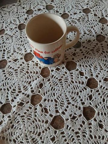 vintage koffie mok-Always Time For Coffee mooie staat  beschikbaar voor biedingen