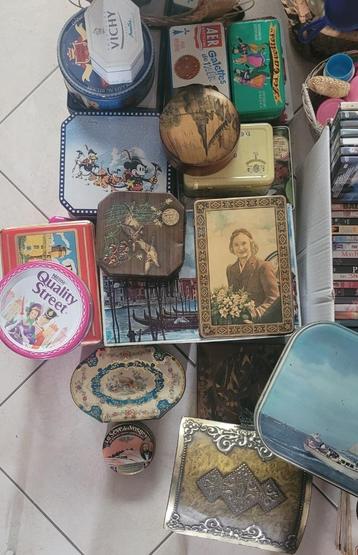 Boite metallique Vintage, Enlèvement, Utilisé, Autre, Autres marques