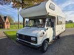 Fiat Hymer Diesel Kampeerwagen Oldtimer 5 personen, Bedrijf, Diesel, 5 tot 6 meter, Half-integraal